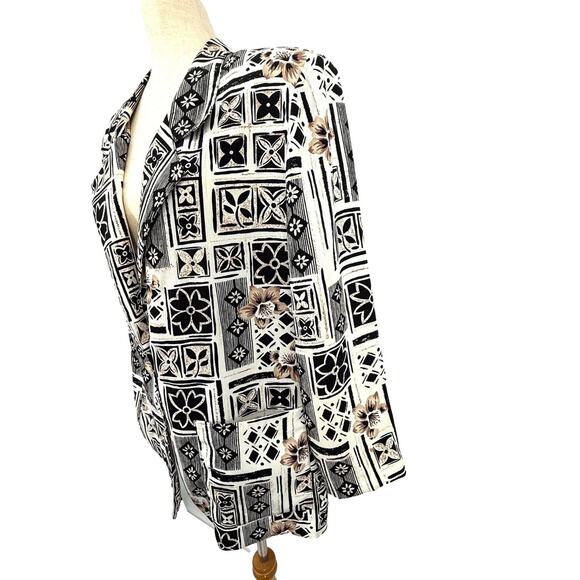 G.W. Graff Vintage Jacket Women's 14 Blazer Collared Artistic Mid-Century Retro - Picture 3 of 7